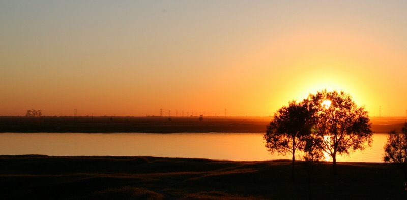 River sunset